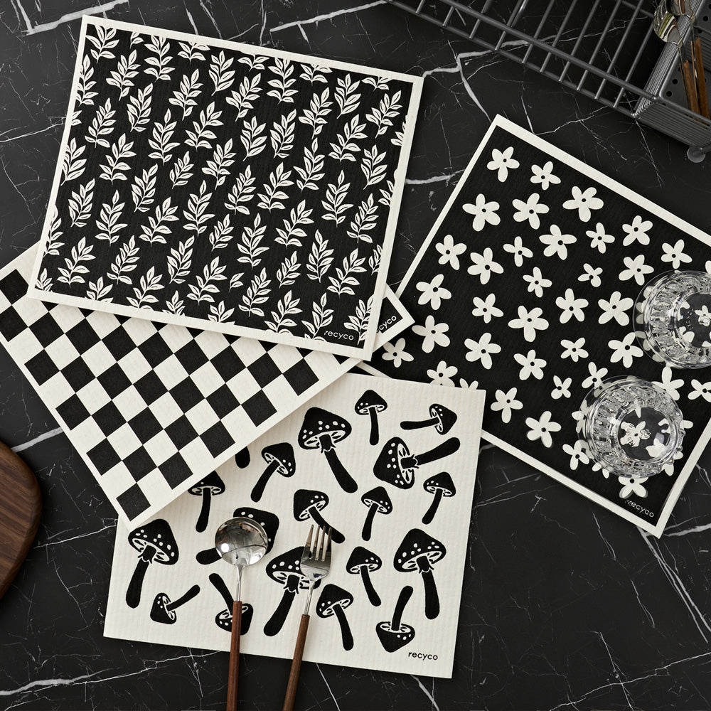 Mystic Meadows Oversized Swedish Dishcloth Set - 4 Pack – Recyco