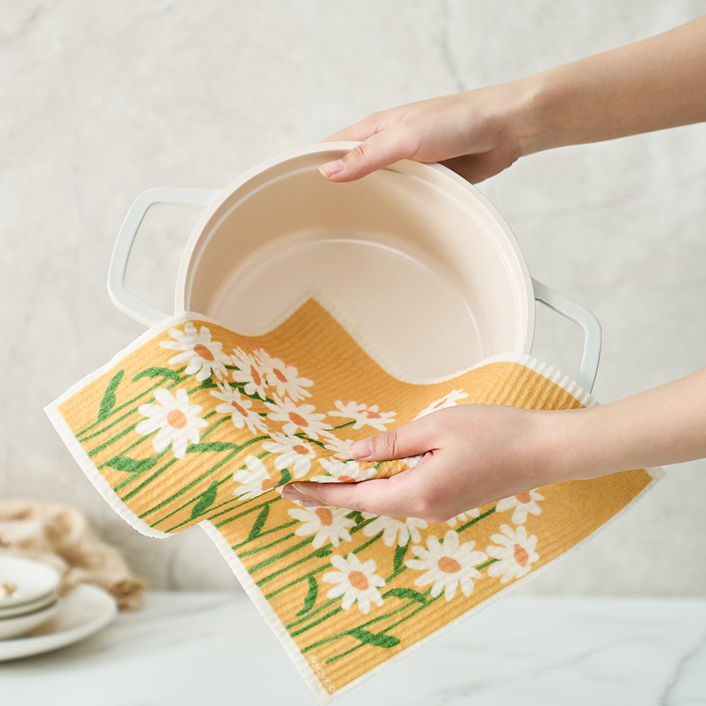 Matisse Floral Oversized Swedish Dishcloth Set - 4 Pack – Recyco