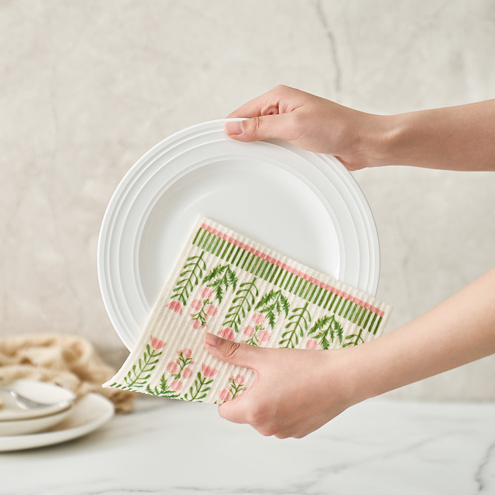 Wildflower Melody Swedish Dishcloth Set - 2 Pack – Recyco Living LLC