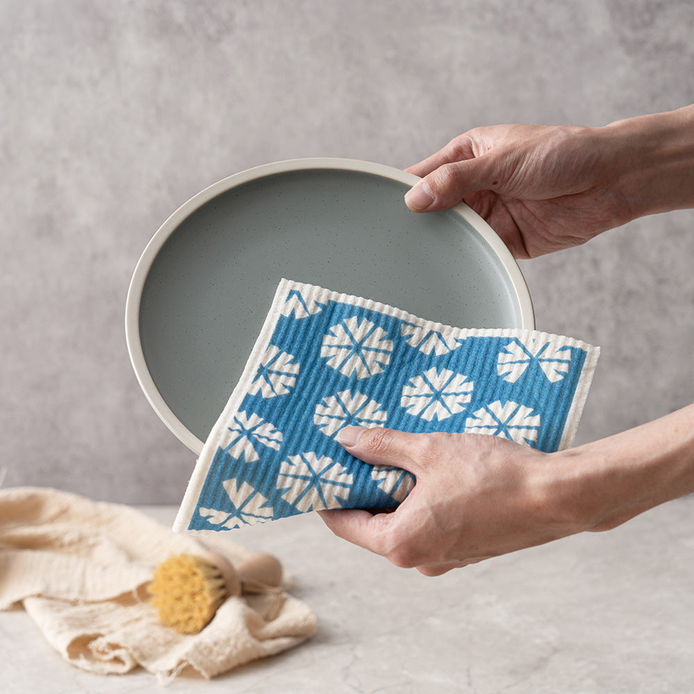 Japanese Seigaiha Swedish Dishcloth Set - 6 Pack – Recyco Living LLC