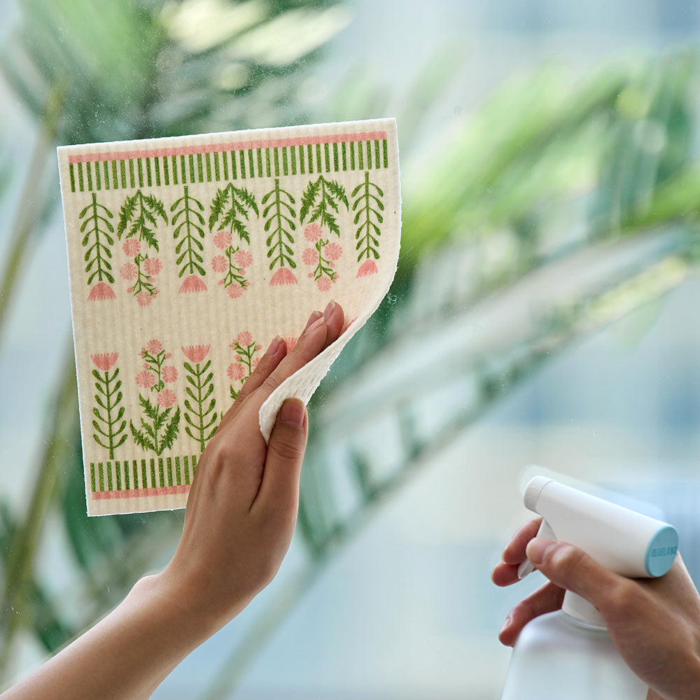 Wildflower Melody Swedish Dishcloth Set - 2 Pack – Recyco Living LLC